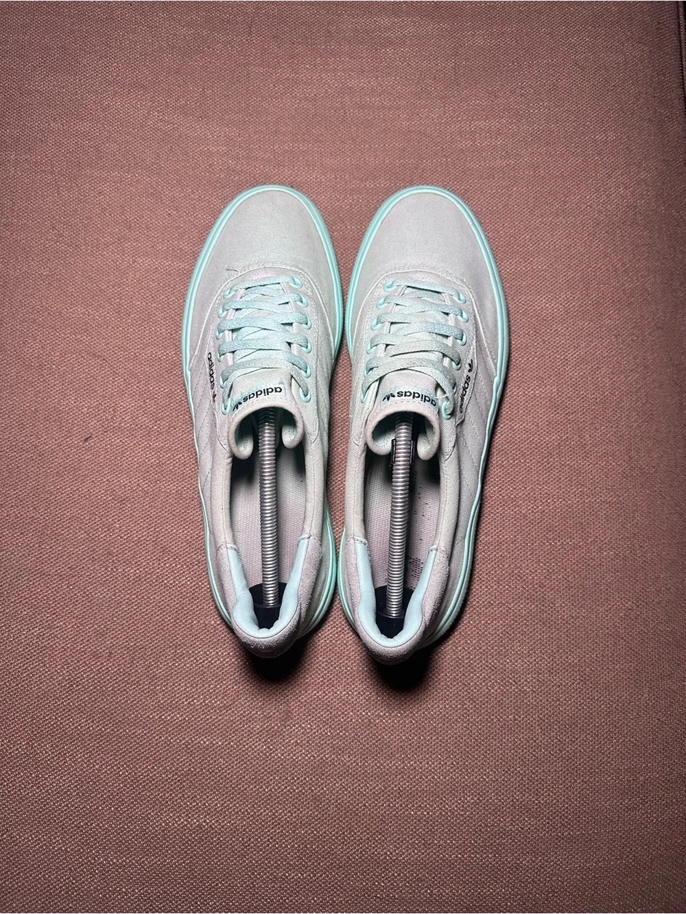 Adidas 3MC Vulc Light Mint Green Sneakers size 11.5